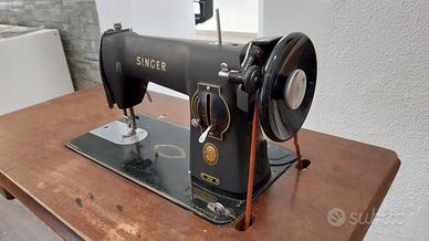 MACCHINA DA CUCIRE SINGER epoca Antica anni 20 con mobile vintage