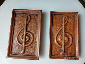 Rari stampi vintage per intonaco chiave violino