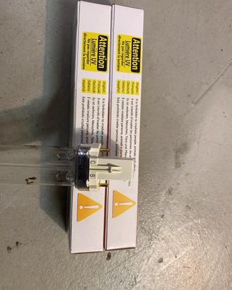 2 lampade UV 9 W G23 Pls