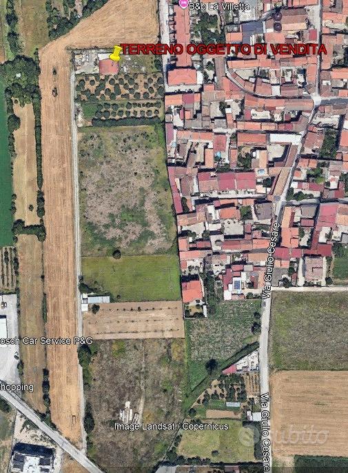 Terreno Attrezzato di 1.750 mq con Deposito - Vista 2
