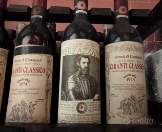 Bottiglie Vino Chianti Classico da collezione