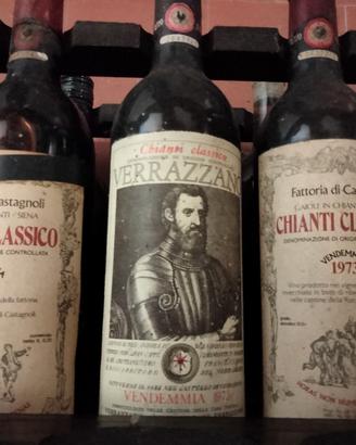 Bottiglie Vino Chianti Classico da collezione