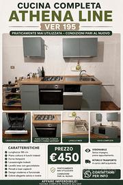 Cucina ATHENA LINE VER 195 +PC+FORNO+LAVAST