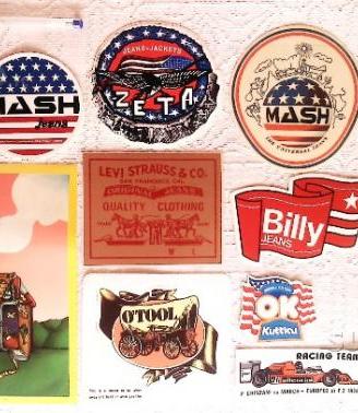 ADESIVI JEANS E SPORT anni 70