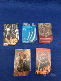 schede telefoniche a tiratura molto limitata 