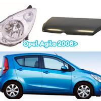 Opel Agila ricambi parafango cofano paraurti freni