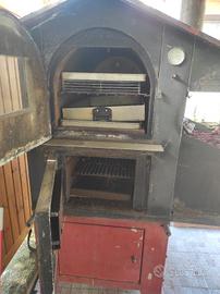 forno a legna con barbecue mai usato