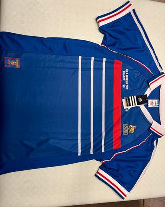 Maglia francia mondiale 98 retro taglia L