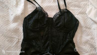 abito in pizzo e raso