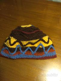 Cuffia all'uncinetto