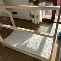 Lettino PICCI stile Montessori in legno di faggio