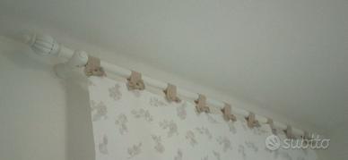 Bastoni tende in legno massello