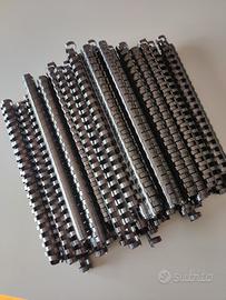 25 dorsi plastici, rilegatura per fotocopie