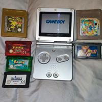 Gameboy advence SP + Giochi