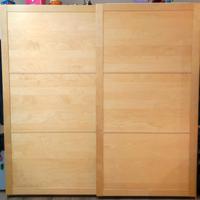 2 Ante per armadio Pax di Ikea colore legno