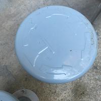 SGABELLI INDUSTRIALI GIREVOLI VINTAGE ACCIAIO