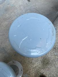 SGABELLI INDUSTRIALI GIREVOLI VINTAGE ACCIAIO