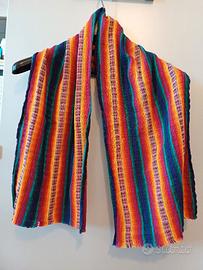 Sciarpa multicolor etnica dal Messico. Unisex