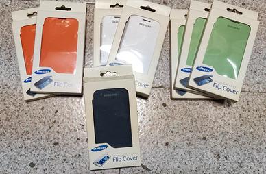 Lotto di 8 Flip Cover varie Samsung Galaxy S4 e C