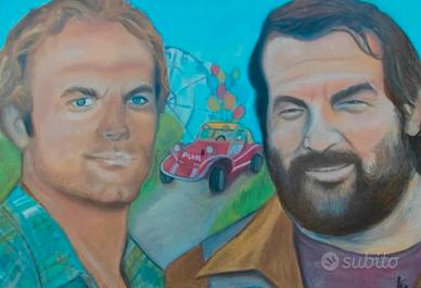 Quadro Bud Spencer e Terence Hill