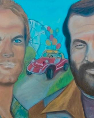 Quadro Bud Spencer e Terence Hill