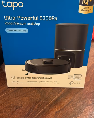 Robot aspirapolvere Tapo RV30 Max Plus + Accessori