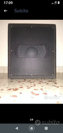 Subwoofer amplificato con uscite satelliti nuovo