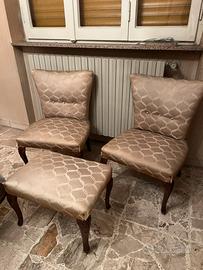 Poltroncine con poggiapiedi