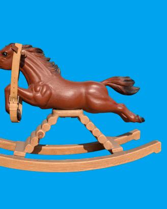 Gioco bambini cavallo dondolo quasi regal0 vintage