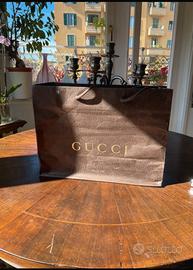 Borsa clutch Gucci  marrone con tracollina