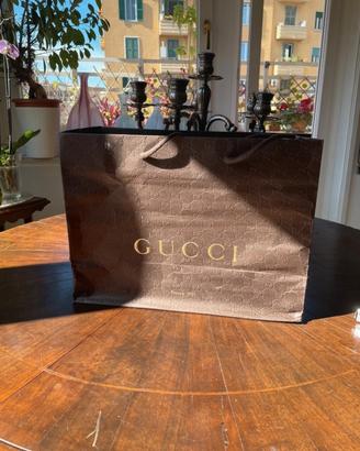 Borsa clutch Gucci  marrone con tracollina