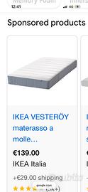 Materasso singolo Ikea