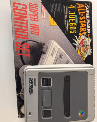 🎮 Super Nintendo SNES – Console originale scatola