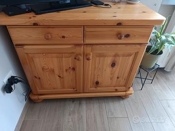 Madia legno massello