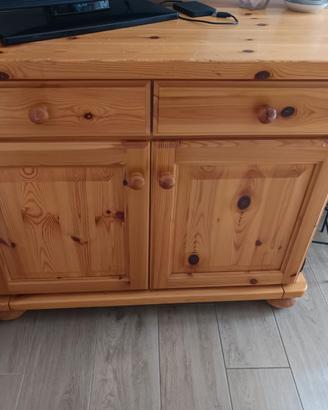 Madia legno massello
