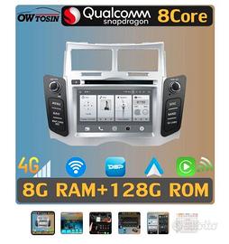 Autoradio Android 8 + 128GB per Toyota Yaris II