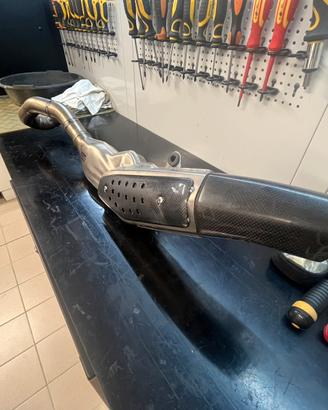 scarico arrow titanio trial beta evo