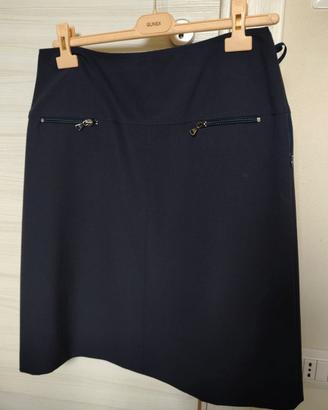 Gonna BLUE e. LES COPAINS Sartoriale –Lana Stretch