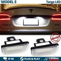 PLACCHETTE Luci TARGA LED per Tesla MODEL S CANbus