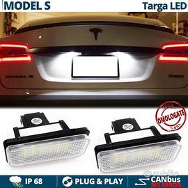 PLACCHETTE Luci TARGA LED per Tesla MODEL S CANbus