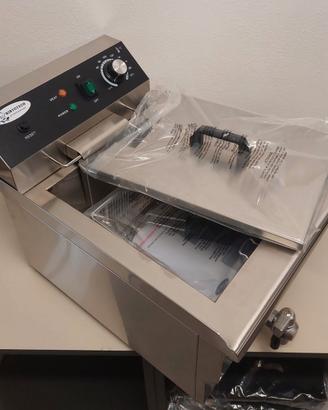 Friggitrice elettrica 13 lt vasca unica inox