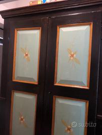 Armadio Veneto Antico dipinto originale