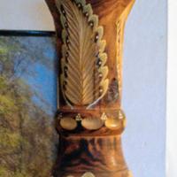 vaso in legno 