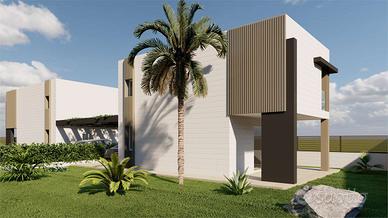 Villa nuova costruzione con giardino