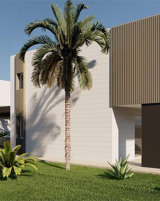 Villa nuova costruzione con giardino