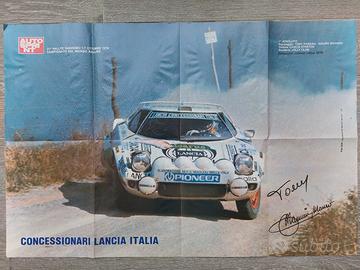 poster Autosprint Rally 1979 Lancia Fassina mannin