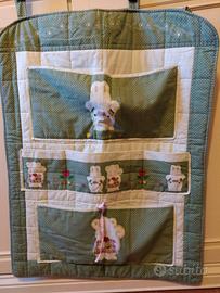 Tasca portaoggetti da muro parete neonato