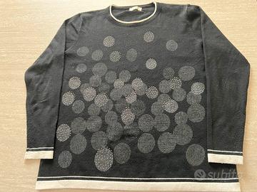 Maglia invernale donna con pois luccicanti