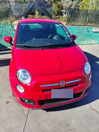 FIAT 500 S   1200 cc  69 CV  rossa   61.200 km