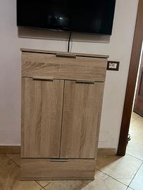 Mobile contenitore rovere chiaro